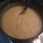 Yummy soup in the pan Yummy soup in the pan