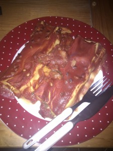 On the plate...